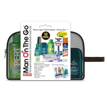 Premium 10-Piece Travel Kit for Essentials on the Go