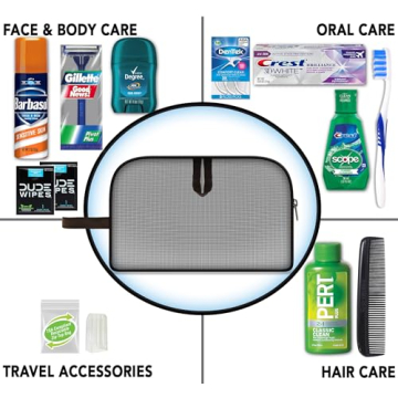 Premium 10-Piece Travel Kit for Essentials on the Go