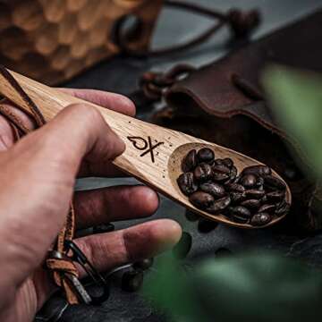 Handcrafted Nordic Wooden Spoon - Ideal for Camping