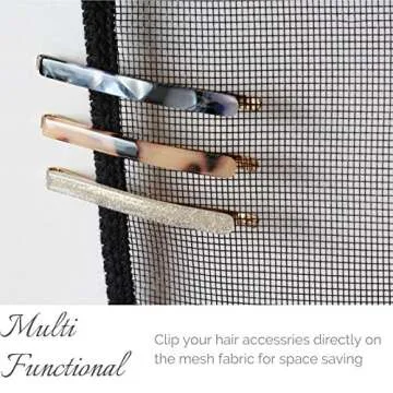 Earring Organizer Wall Monut, Display Hanging Jewelry Organizer for Studs Dangle Earrings and Necklaces Holder Rack for Women Girl Gift