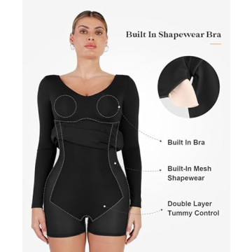 Chic Popilush Shapewear Maxi Dress for Formal Occasions