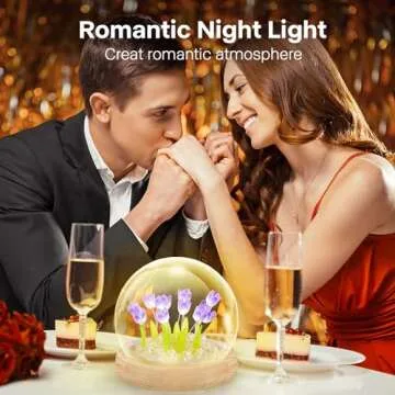 ONXE Mothers Day Flower Lamp for Women and Moms
