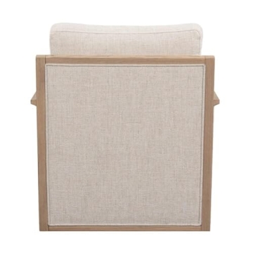 Kosas Home Norman Upholstery Swivel Accent Chair Natural