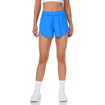 HeyNuts Women's Running Shorts - Lightweight & Reflective