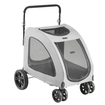 VEVOR Extra Large Dog Stroller for Pets Up to 160lbs