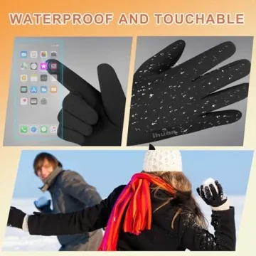 ihuan Winter Waterproof Gloves for Cold Weather Comfort