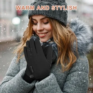ihuan Winter Waterproof Gloves for Cold Weather Comfort