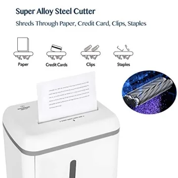 Wolverine Ultra Quiet P-5 Paper Shredder for Home Office