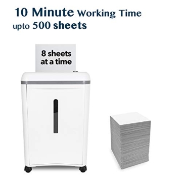 Wolverine Ultra Quiet P-5 Paper Shredder for Home Office