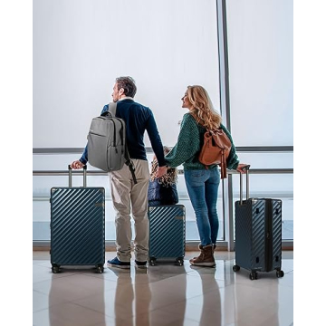 LUGGEX 3-Piece Expandable Luggage Set - TSA Approved