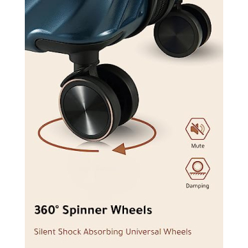 LUGGEX 3-Piece Expandable Luggage Set - TSA Approved