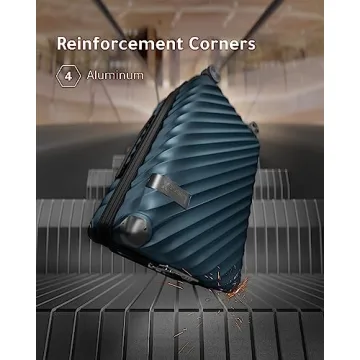 LUGGEX 3-Piece Expandable Luggage Set - TSA Approved