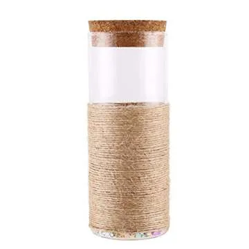 LOKIPA 328 Feet Natural Jute Twine for Arts and Crafts Jute Rope Packing String for Gardening String Natural Rustic String Gift wrap Twine