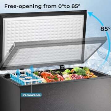 Electactic Compact Chest Freezer – 7.0 Cu. Ft. Spacious Solution