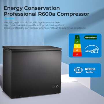 Electactic Compact Chest Freezer – 7.0 Cu. Ft. Spacious Solution