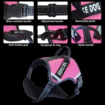 Cymiler Adjustable No-Pull Dog Harness for All Breeds