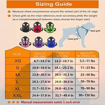 Cymiler Adjustable No-Pull Dog Harness for All Breeds