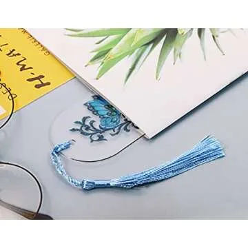 Clear Acrylic Book Page Markers for DIY Projects and Gifts