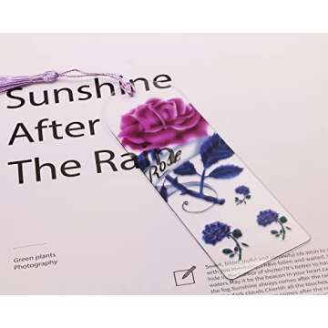 Clear Acrylic Book Page Markers for DIY Projects and Gifts