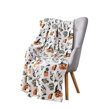 GoodGram Ultra Soft & Plush Autumn & Halloween Chic Themed Oversized Accent Throw Blankets