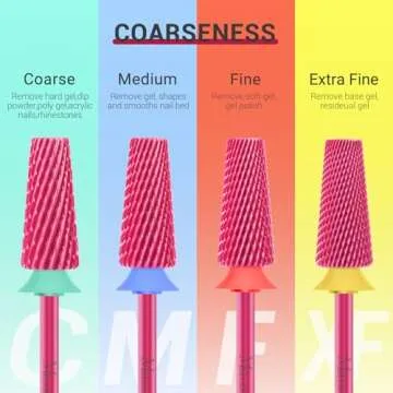 MelodySusie 5 in 1 Nail Drill Bits for Professionals
