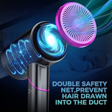 LOVEPS 1800W Foldable Ionic Hair Dryer for Travel