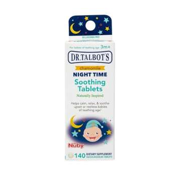 Dr. Talbot's Night Time Chamomile Soothing Tablets, Naturally Inspired, Quick Dissolve, 140 Count