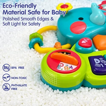 HOLA Baby Elephant Piano Toys for Infants 6 to 12 Months