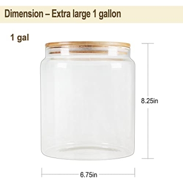 EcoEvo Glass Jars for Stylish Kitchen Storage Solutions