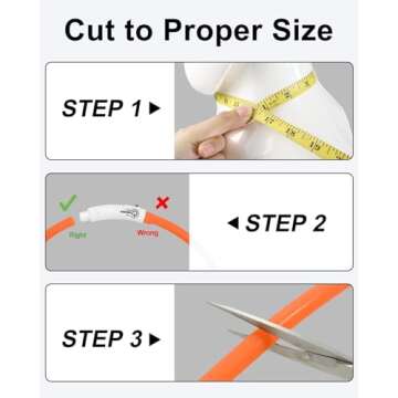 Joytale Light Up Dog Collar, Rechargeable Rainproof LED Collar for Night Walking Safety, Soft Silicone Glow in The Dark, Suitable for Small Medium Large Dogs, Orange