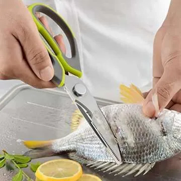 Heavy-Duty Kitchen Scissors for Effortless Meal Prep