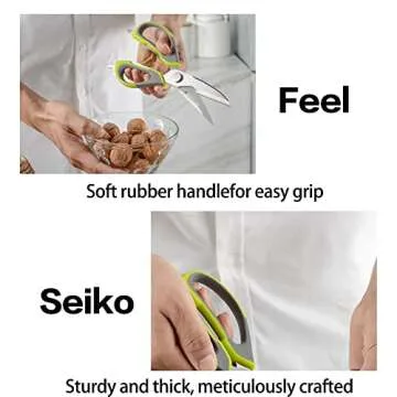 Heavy-Duty Kitchen Scissors for Effortless Meal Prep