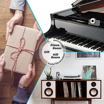 sovenomund Dancing Ferrofluid with Music Rhythm, Ferrofluid Speaker Music Mate, Symbiote in a Bottle, Ferrofluid Display Lamp, Desktop Decor, Teenager Gifts (Not A Speaker) (Does Not Make Sound)