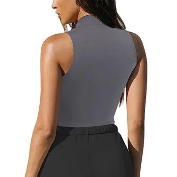 Stylish LASLULU Women's Crop Tank Top for Summer Activities