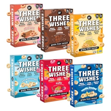 Three Wishes Plant-Based Breakfast Cereal Multi-Pack