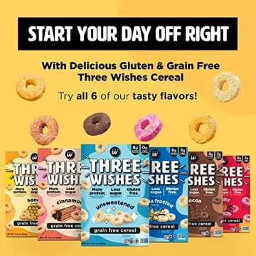 Three Wishes Plant-Based Breakfast Cereal Multi-Pack