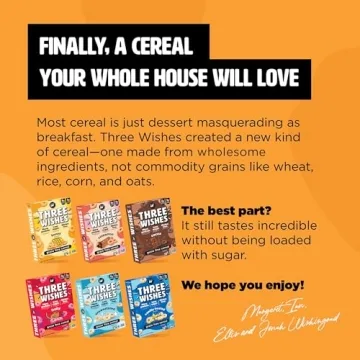 Three Wishes Plant-Based Breakfast Cereal Multi-Pack