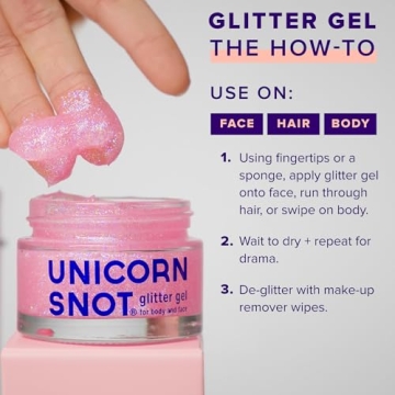 Safe Cosmetic-Grade Unicorn Snot Glitter Gel for All Ages
