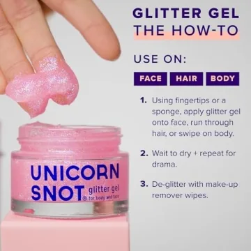 Safe Cosmetic-Grade Unicorn Snot Glitter Gel for All Ages