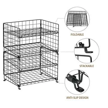 JKsmart Stackable Can Rack Organizer - Durable and Elegant