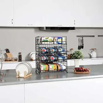 JKsmart Stackable Can Rack Organizer - Durable and Elegant