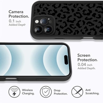 MOWIME Leopard Case for iPhone 16 Pro - Stylish Protection