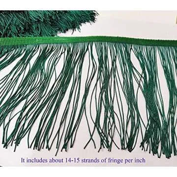 Lauthen.S 10 Yards Chainette Fringe Trim for DIY Projects