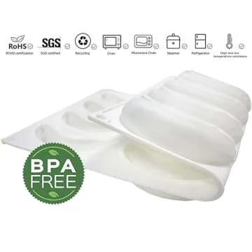 OCPO KITCHEN 3D Banana Shape Silicone Molds for Baking Mousse Cake, 3D Silicone Baking Mold for Candy Pastry Chocolate Truffle Cupcake Jelly Cookie Pudding Cake Decoration Mold, 12-Cavity