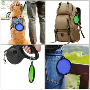 Collapsible Pet Bowls, Portable Travel Feeding Dishes for Dogs