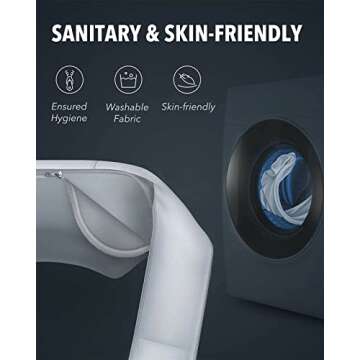 Adjustable Heat Shiatsu Back Massager with Carry Bag