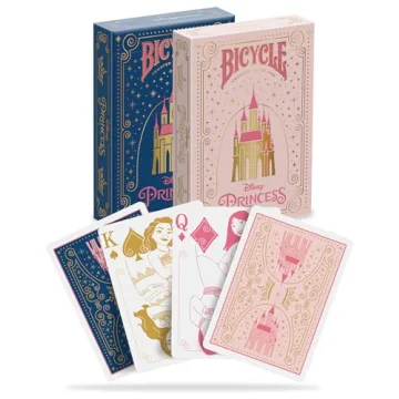 Disney Princess Inspired Bicycle Playing Cards Pink Blue
