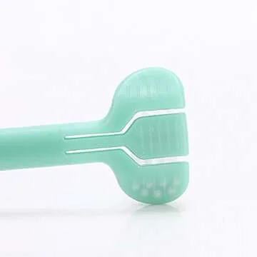 babyease 3-Sided Toothbrush, Ultra Soft All Sides Cleaning Training Tooth Brush for Baby, Toddler 1 Years and Up