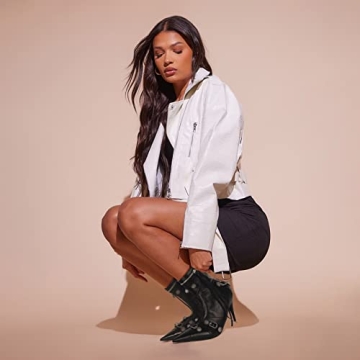 Stylish VOMIRA Stiletto Heeled Ankle Boots for Women