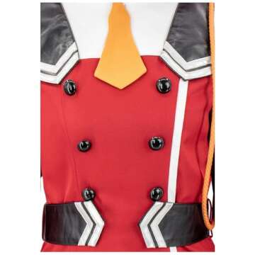 C-ZOFEK Women's Red Dress Cosplay Outfit for Halloween